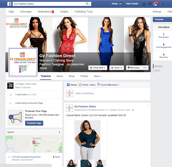 Oz Fashion Direct - Australian Ladies Fashion Wear